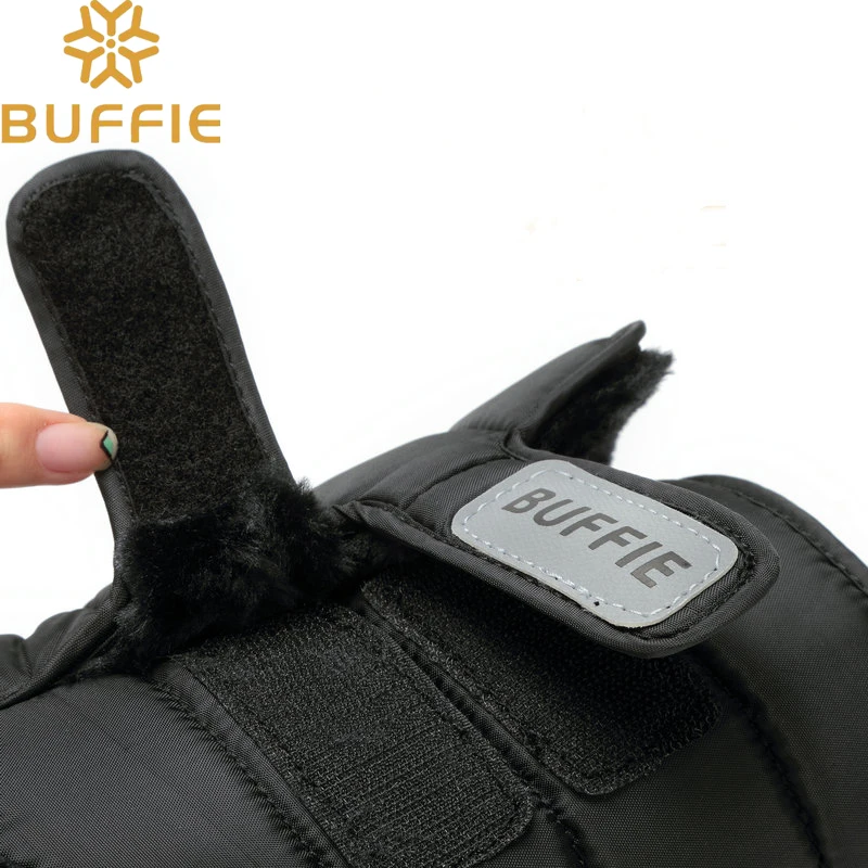 PADRISIMOS Мужская обувь зимние сапоги Однотонные теплые черного цвета размера плюс