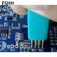 stm8sstm32f new stc avr download line thimble burning spring needle 2 54mm 4p 4pin test clip