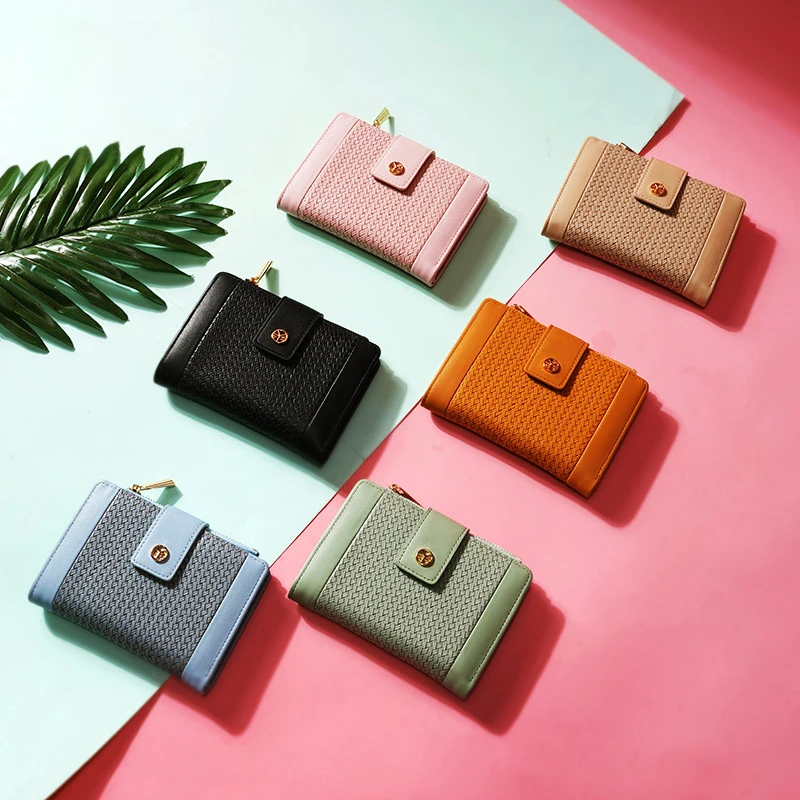 

Женский Кошелек Wallet For Women PU 2021 Fall Luxury Exquisite Crocodile Pattern Short Wallet Large Capacity