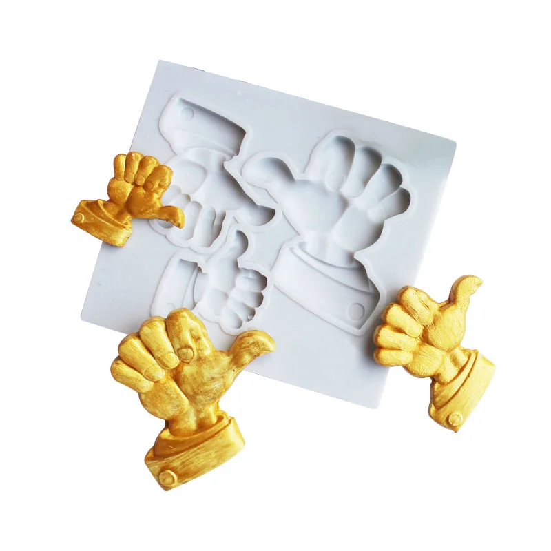 Силиконовая форма для торта с большим пальцем формочка печенья помадки