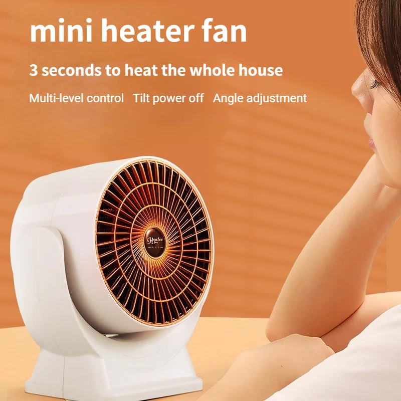 

Mini Heater Fan Desktop Warming Device Air Conditioning 110v220v Radiator Home Space Wind Warmer Electric Fast Mini Heating Fan