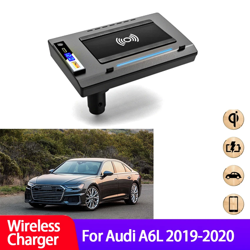 

Автомобильное беспроводное зарядное устройство, 15 Вт, для Audi A6L, A6, 2019