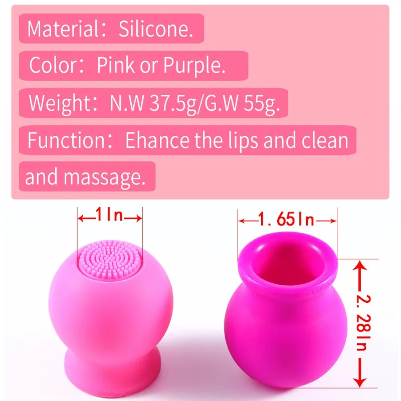 

Lips Thicken Labium Tools Natural Pout Mouth Tool Soft Silicone Lip Enhancer Women Sexy Full Lip Plumper Enhancer