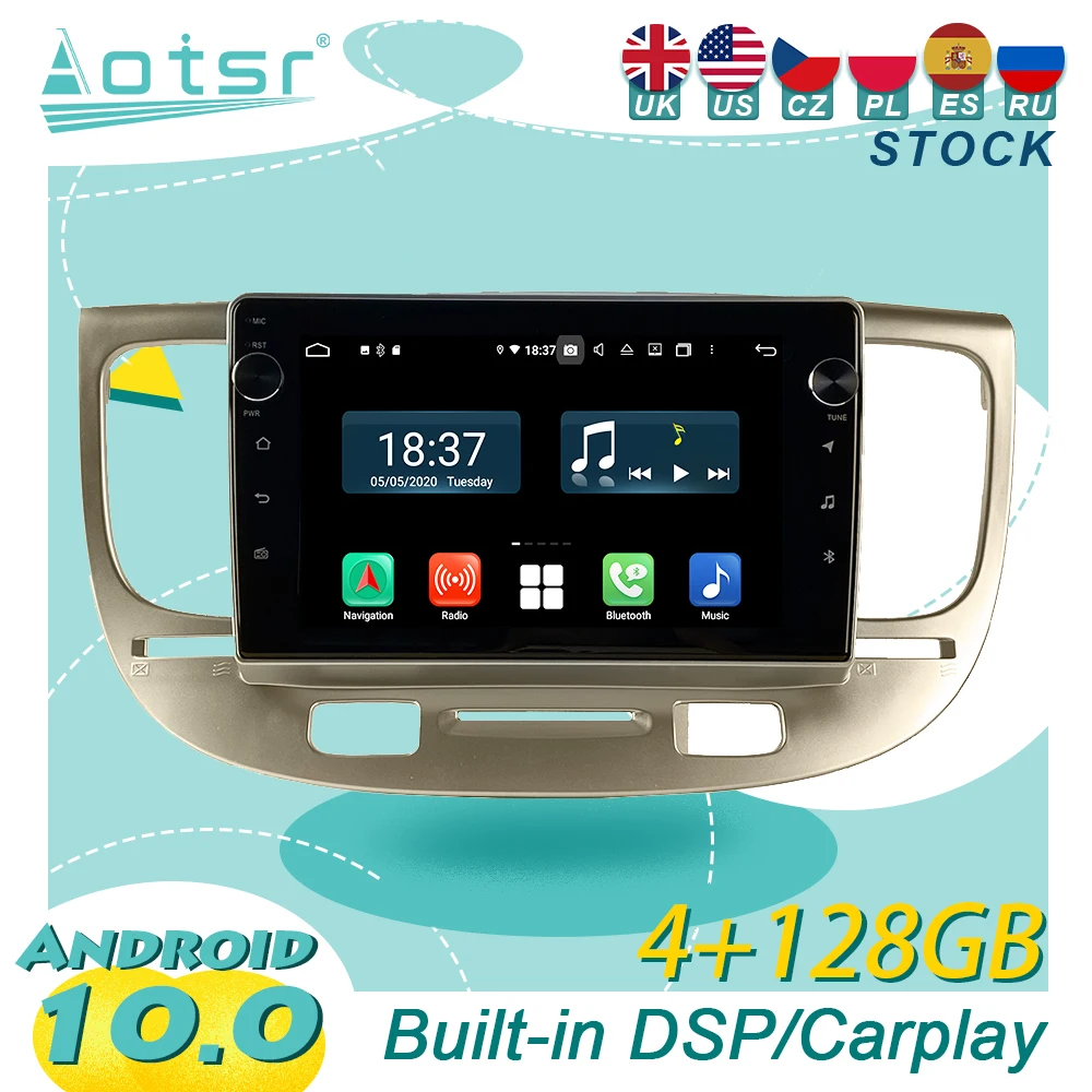 

For KIA RIO 2 2005 2006 2007 2008 Android Car Radio GPS Navigation Multimedia Player Stereo 2Din Autoradio Head Unit Screen