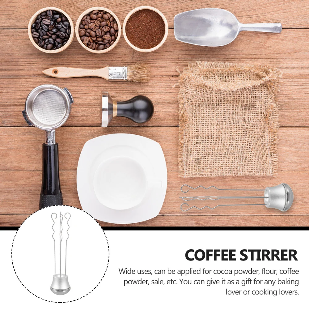 

Professional Coffee Powder Hand Tamper Distributor Needle Type Stirrer Tool
