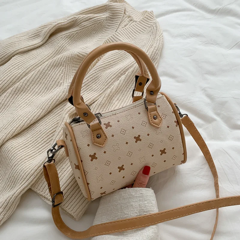 Fashion Printing Messenger Bags for Women PU Leather Purse and Handbags Small Joker Crossbody Bag | Багаж и сумки