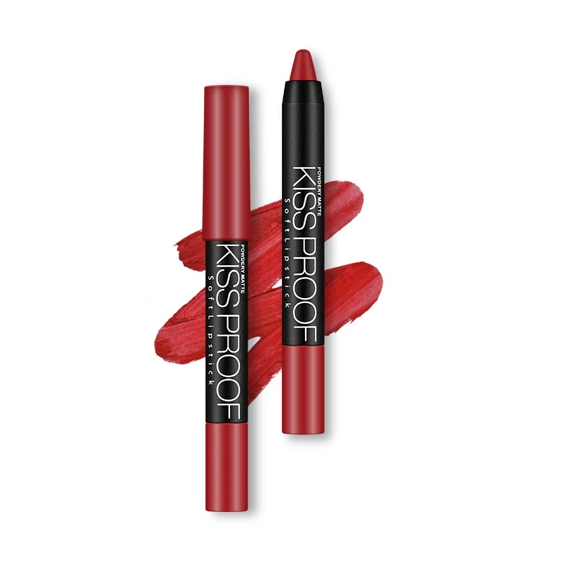 Водостойкая бархатная помада с антипригарным покрытием 19 цветов |