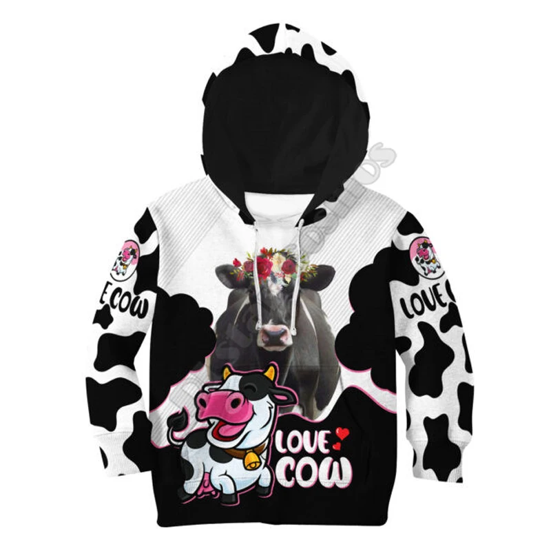 

Dairy cattle 3d printed Hoodies family suit tshirt zipper Pullover Kids Suit Sweatshirt Tracksuit 07