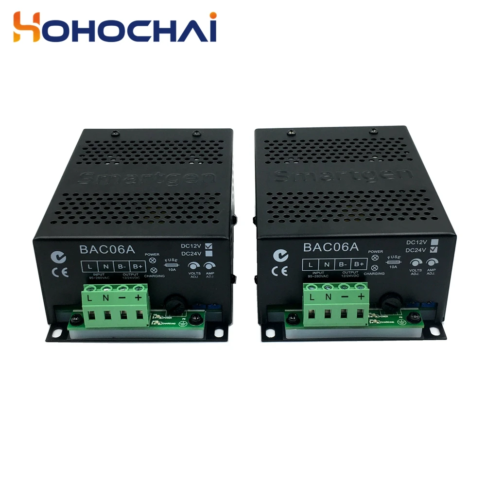 Зарядное устройство BAC06A 6 А 12 В 24 оригинальное плавающее зарядное Smartgen для