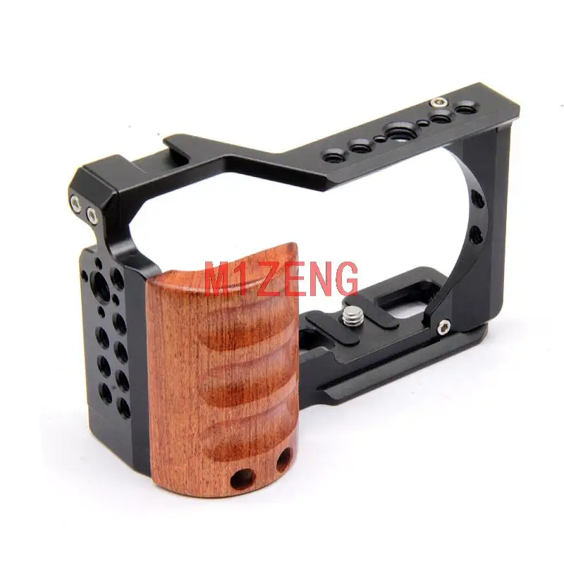 Alloy Rabbit cage Rig Handle Film Arm support bracket Stabilizer for Sony ZV-E10 camera video led microphone tripod