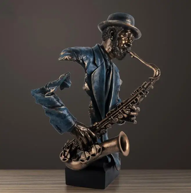 57 см современная креативная музыкальная статуя саксофона бюст Абстрактная
