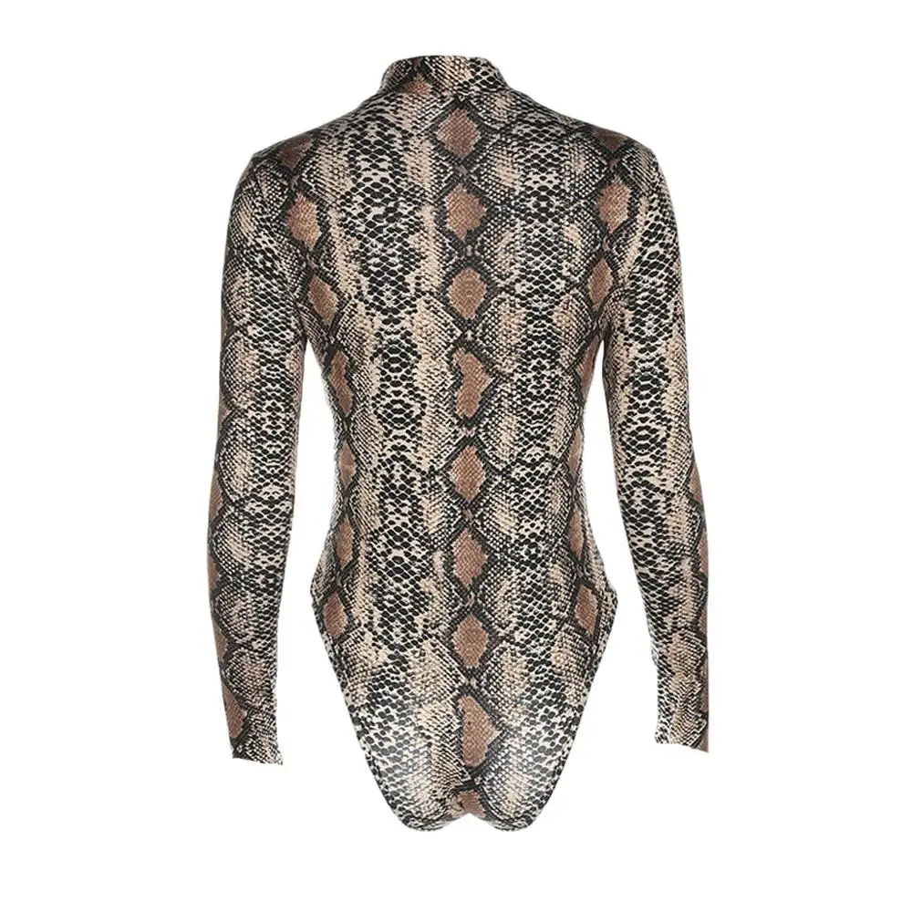 Женское боди со змеиным принтом сексуальное модное Женские панталоны лидер