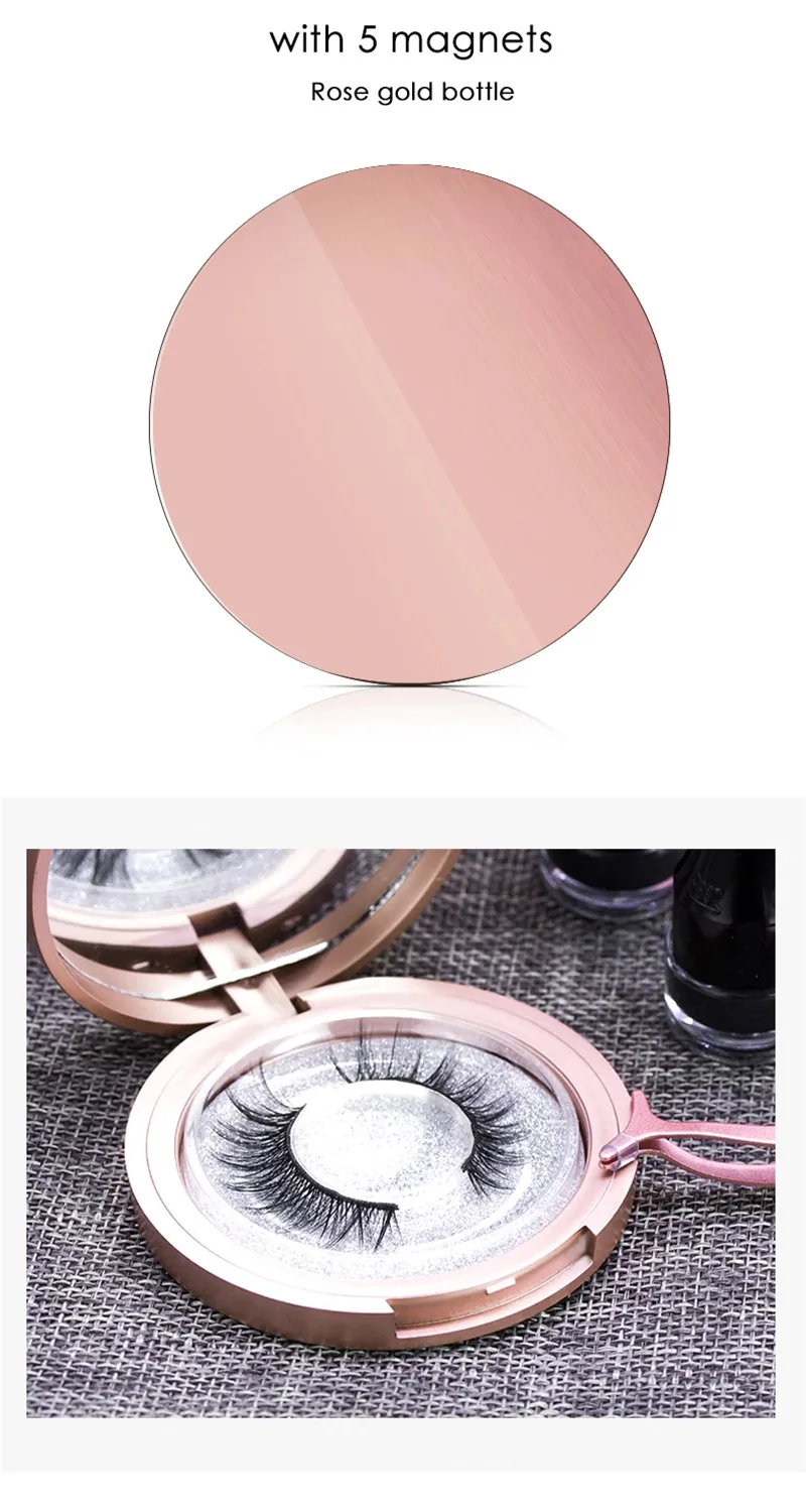 Новый Магнитный жидкий подводка для глаз и магнитный ненастоящий ресницы набор