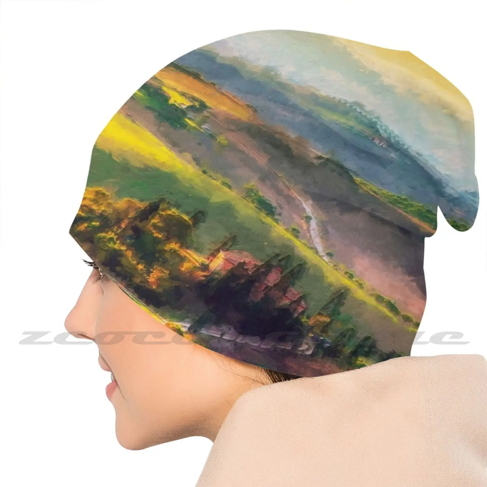 Вязаные шапки Chianti Тоскана с индивидуальным рисунком Женская эластичная мягкая