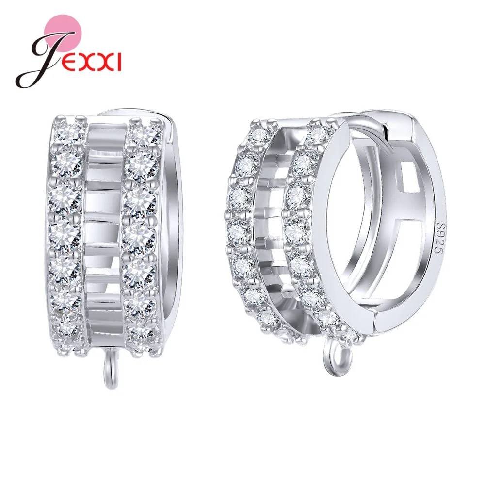 Серьги сделай сам с застежками-крючками женские аксессуары для изготовления