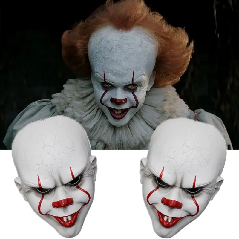 Фильм Стивен Кинг это маска Хэллоуин косплей страшная лицо глава два Pennywise клоун
