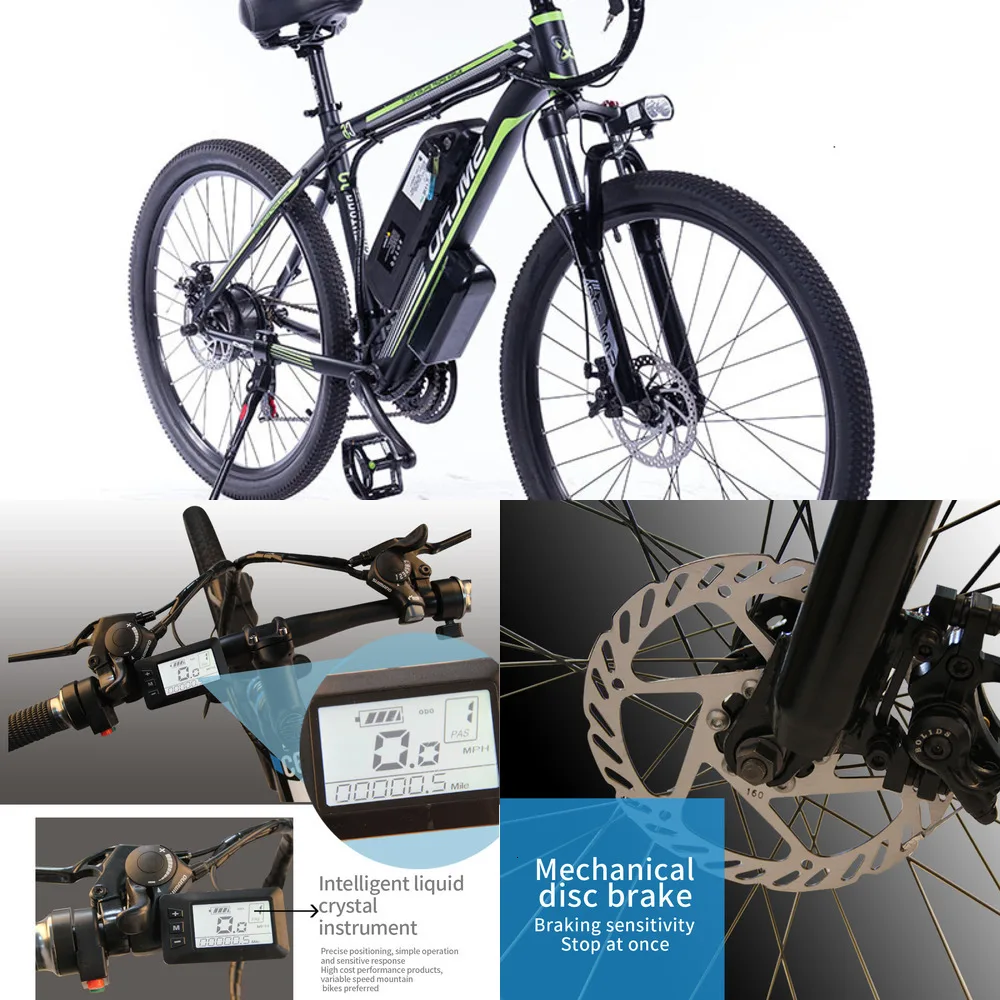 26 дюймов Алюминий Китай (материк) двухколесные электрические скутеры велосипеды