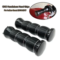left right motorcycle cnc aluminum handlebars hand grips black for indian scout 2014 2015 2016 2017 motorcycle accessories