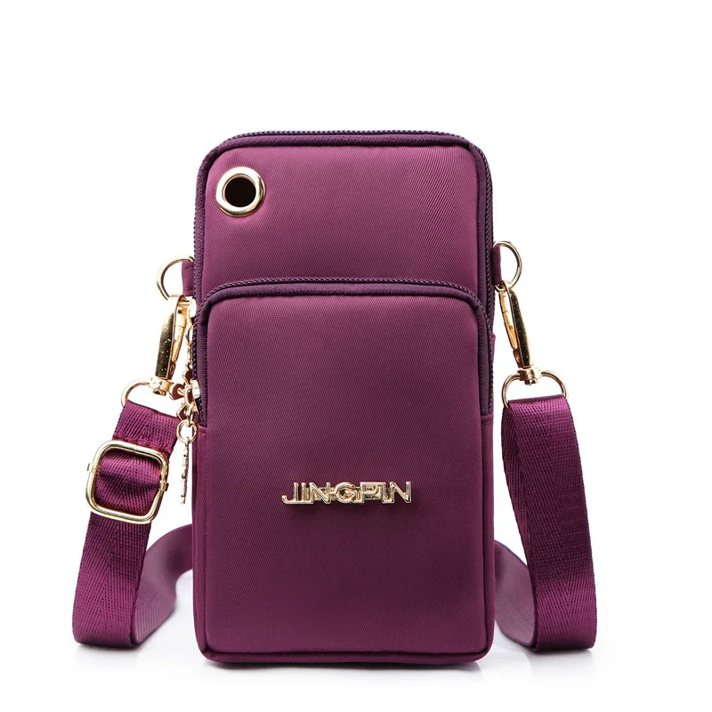 Творческий нейлон новый мобильный телефон сумка женская кошелек для женщин мини