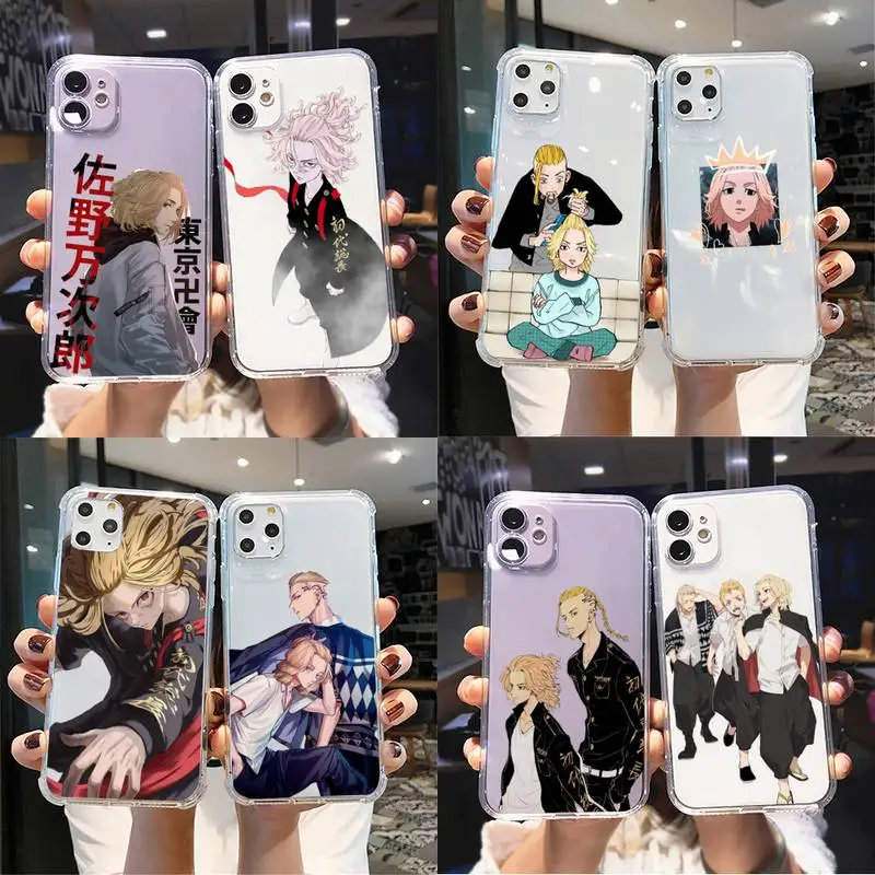 

Tokyo Revengers manjiro sano Phone Case For iPhone X XS MAX 6 6s 7 7plus 8 8Plus 5 5S SE 2020 XR 11 11pro max Clear funda Cover
