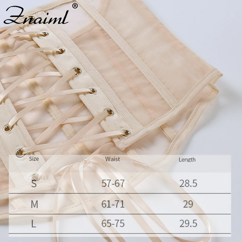 

Znaiml Corset For Women Patchwork Slim Strapless Sexy Top Backless Ladies Top Summer Casual Back Bandage Streetwear Belt Shaper