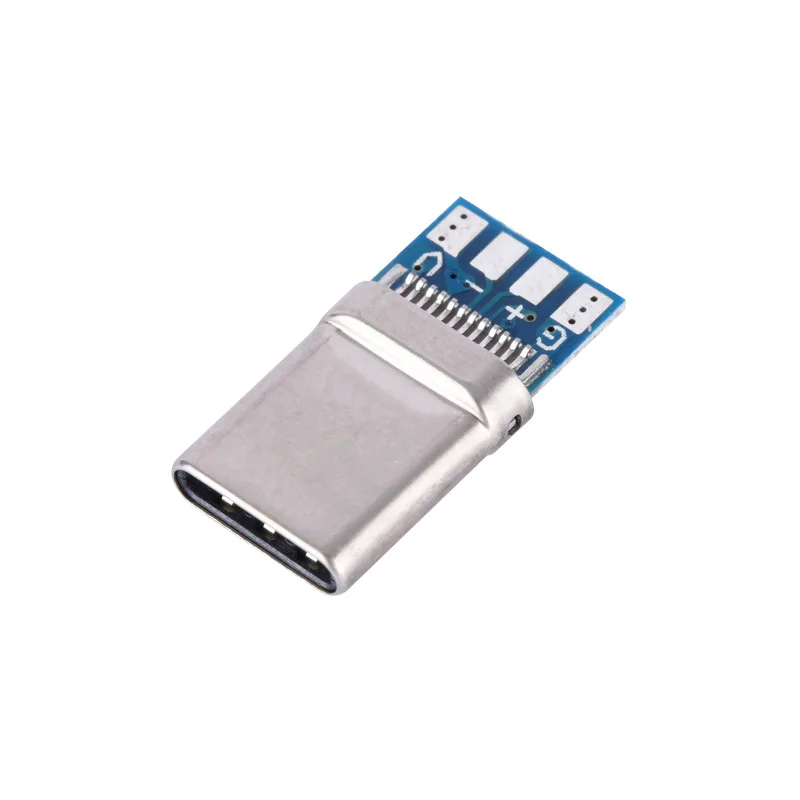 10 шт./лот 3 1 USB коннектор Тип C для быстрой зарядки аккумулятора штепсельный разъем