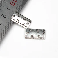 20pcs charms measuring tools ruler 2212mm tibetan silver plated pendants antique jewelry making diy handmade craft