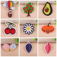 cartoon fruit plant patch avocado embroidered cloth sticker decoration children clothes gloves small badge