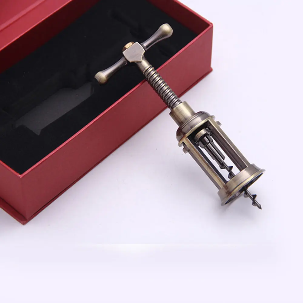 

1 Set Practical Bottle Opener Zinc Alloy Opener Air Pressure Bottle Opener Household Gadget with Container for Bar Res