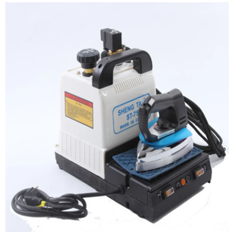 M&aacute;quina de hierro el&eacute;ctrica Industrial de doble uso para el hogar, plancha de vapor peque&ntilde;a, calefacci&oacute;n el&eacute;ctrica, caldera de vapor, plancha con caldera ST75-1