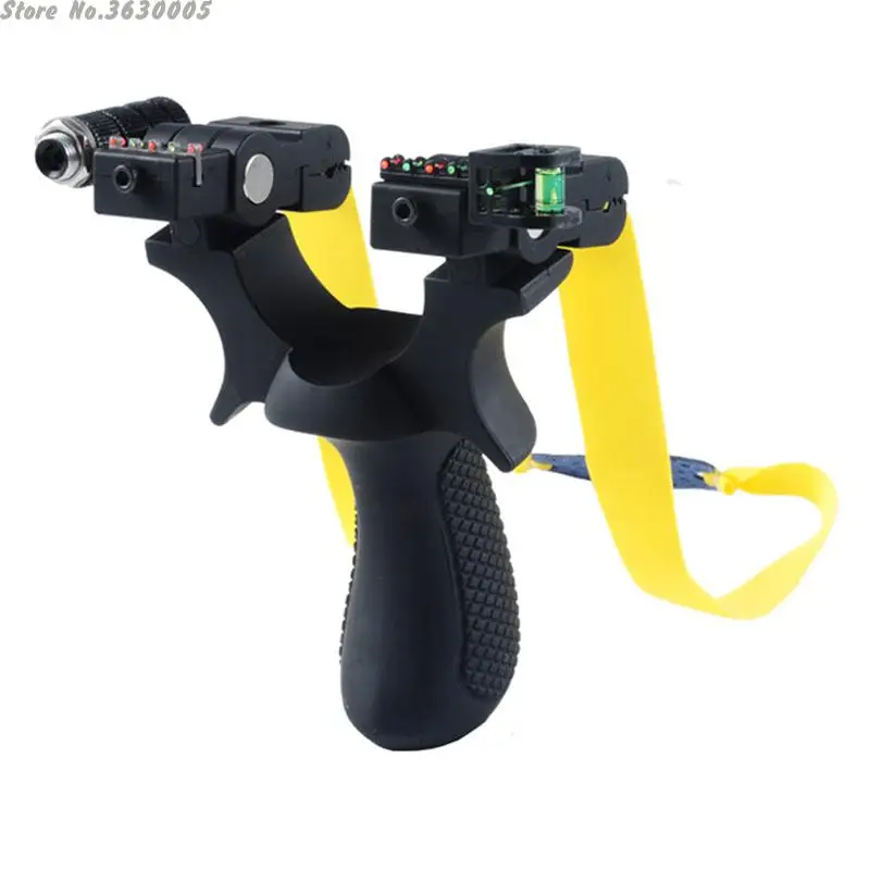 

New Resin Catapult Laser Sight High Precision Shooting With Rubber Band Outdoor Sports Hunting Sling Shot Bow