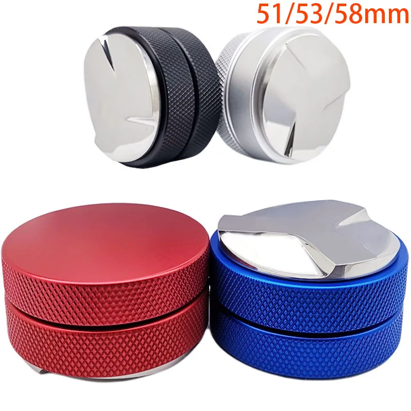 

Регулируемый Темпер для кофе, 3 угла, плоский 51/53/58 мм, распределитель для кофе, фильтр с деревянной основой