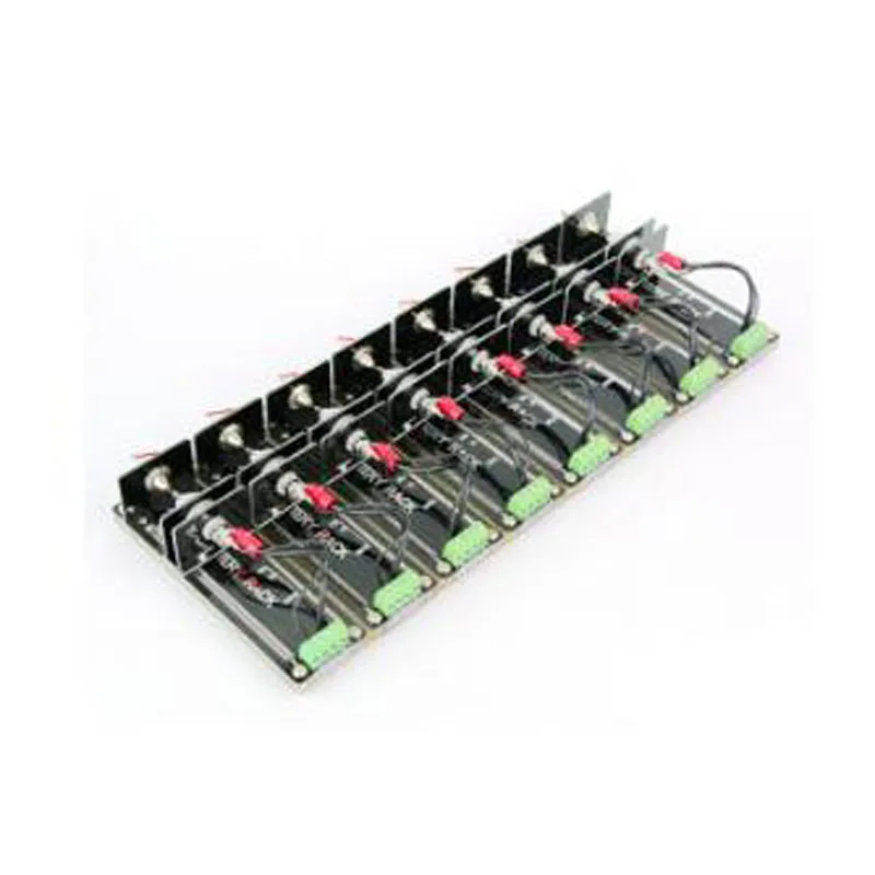 

8 Channel 4-wire Test Stand Battery Holder for 32650/26650/18650 /AA/ AAA/ Lithium Battery 10A Test Bracket