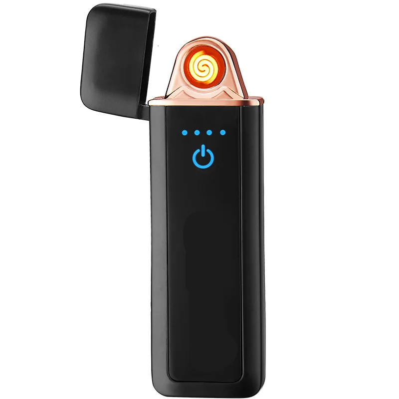 Фокус usb сенсорный экран Вольфрамовая Зажигалка квадратная электрическая
