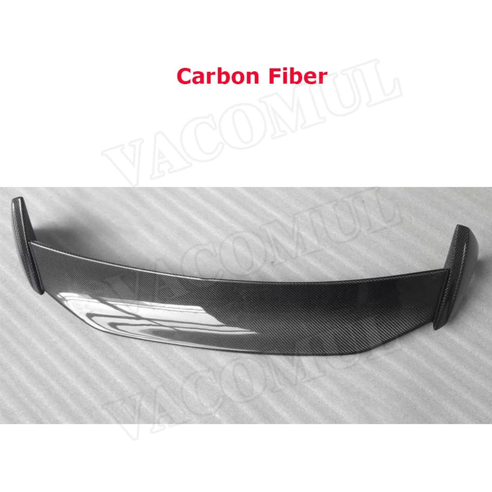 Carbon Fiber Для Volkswagen VW Polo спойлер 2011- задний спойлер на крыше углеродного волокна/FRP/ABS задний лобовое стекло крылья автомобиля Стайлинг - Цвет: Carbon Fiber