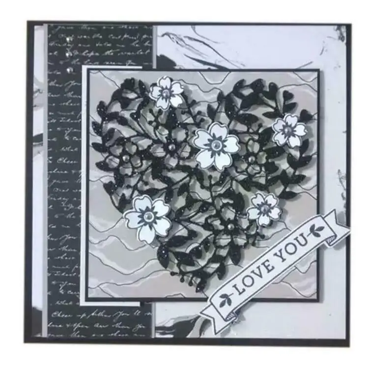 L Sunday ремесла высечки кружева любовь сердце Скрапбукинг искусство|Орудия| |