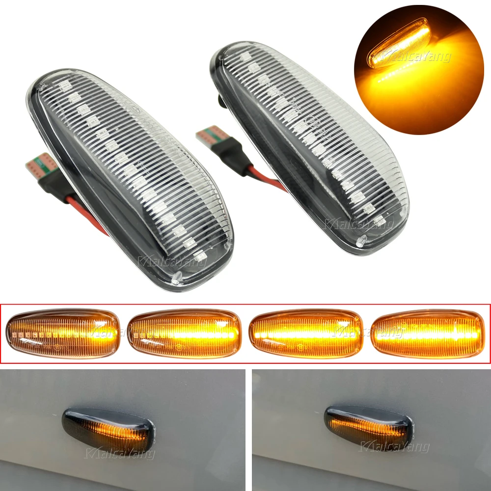 Side Marker Lamp LED Turn Signal Repeater Lights For Mercedes Benz Vito W638 W210 Vario W670 Vaneo W414 W124 W208 W901 W902