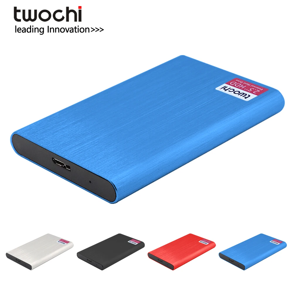 Металлический портативный жесткий диск TWOCHI внешний 160 Гб 250 ГБ 320 500 usb для ПК/Mac Xbox