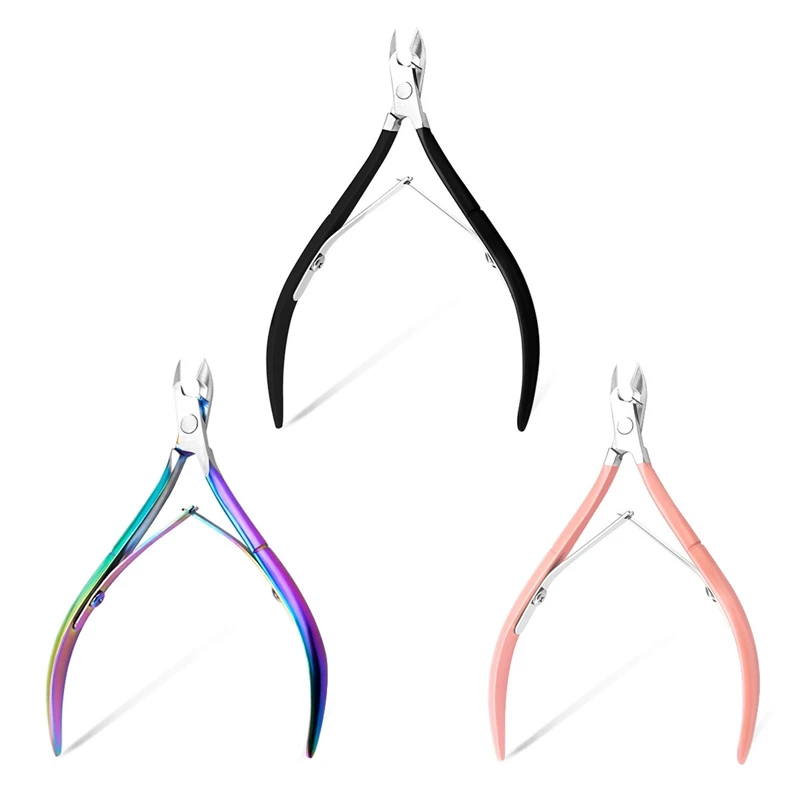 

Щипцы для удаления кутикулы из нержавеющей стали, ножницы для кутикулы ногтей, уход за пальцами, маникюрная машинка для стрижки ногтей, инст...