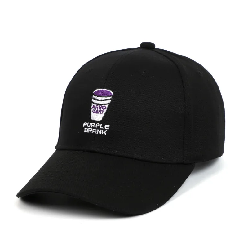 Женская хлопковая Кепка с вышивкой фиолетовая для папы Snapback хип хоп мужская