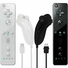 2021 2 в 1 для Nintendo Wii mote внутренний пульт дистанционного управления контроллер для Wii и нунчак для Wii wii U