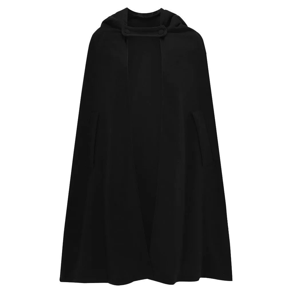 Модный женский плащ, шаль, открытый перед, кардиган, куртка, накидка, пончо, плюс плащ, пальто, осень, манто с капюшоном, Свободное пальто