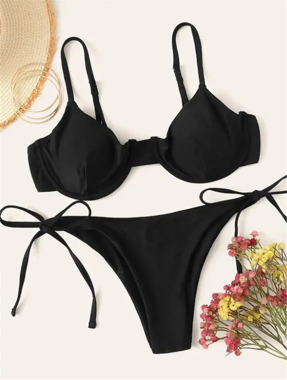 

2020 New Sexy Bikinis Push Up Micro Bikini Set Swimwear Women Halter Brazilian SwimSuit For Women bathing suit female beachwear