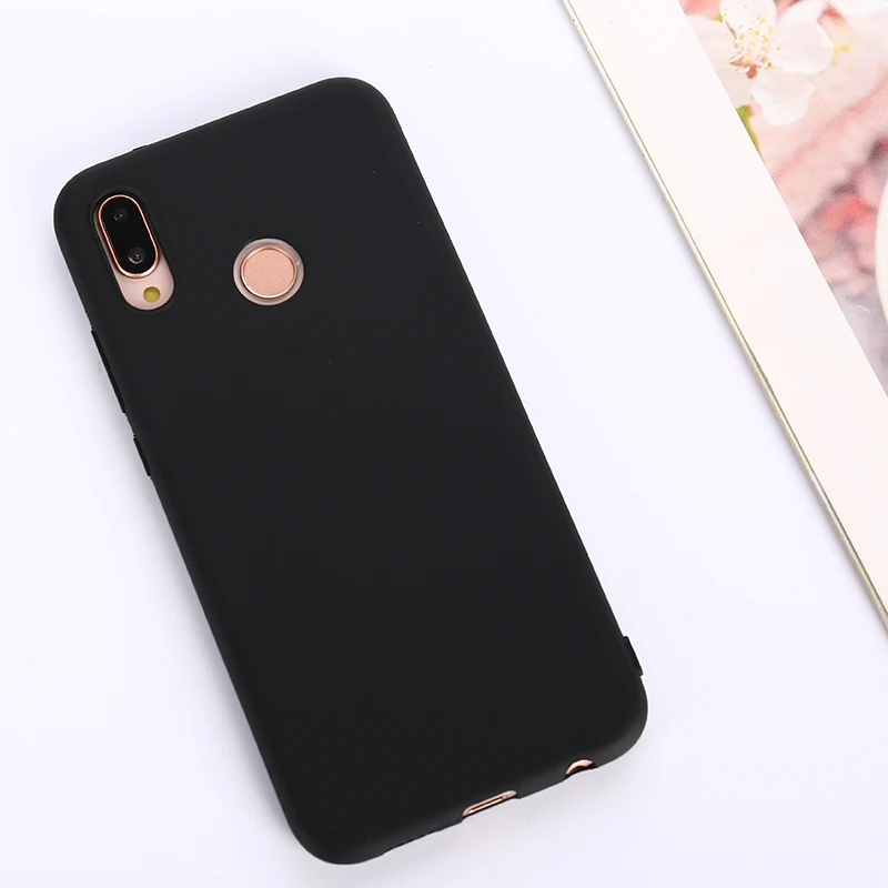 Однотонный силиконовый чехол карамельного цвета для Huawei p20 lite p20lite pro p30 желтый