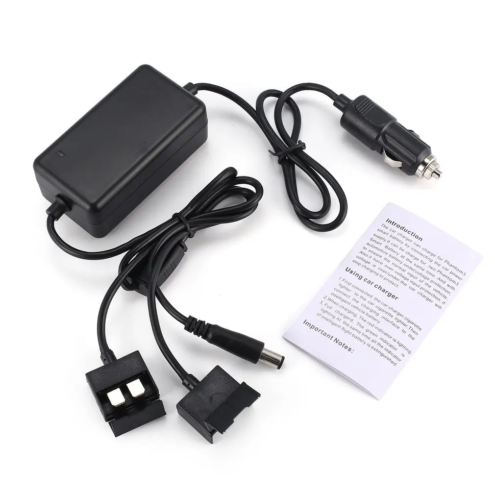 

3 in 1 Fast Battery Intelligent Car Charger Safety Charging for DJI Phantom 3 Sta/Pro/Adv Drone Battery Transmitter