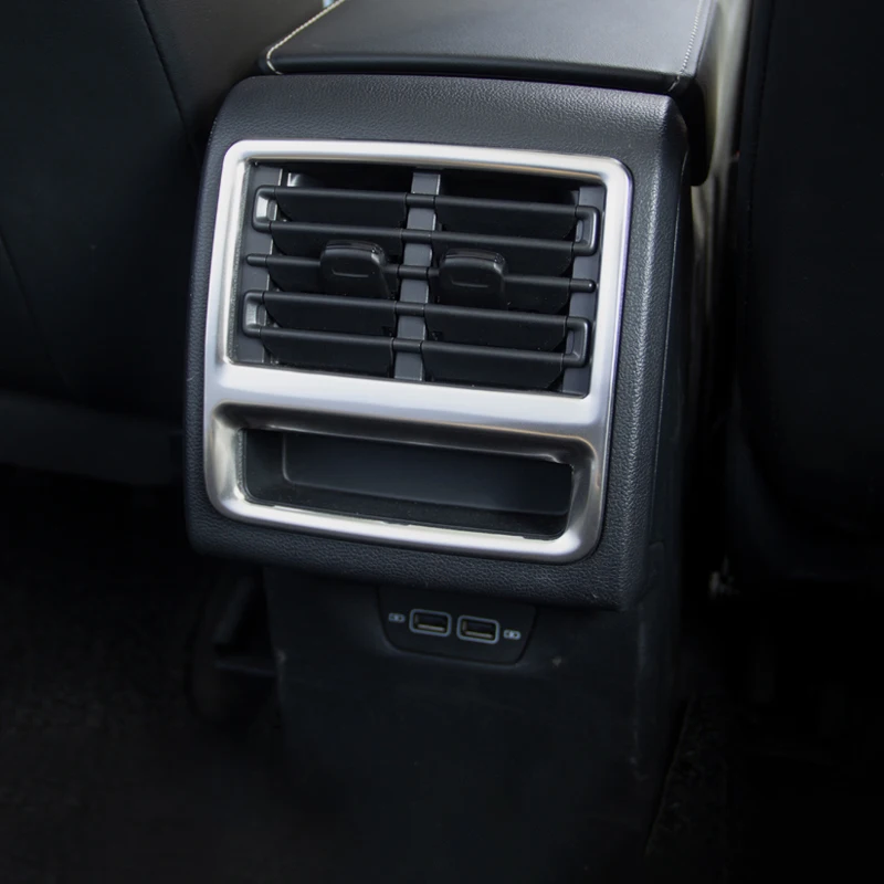 Задняя консоль центрального воздуховода кондиционера с USB-портом для автомобиля Volkswagen VW Golf 8 MK8 2020 2021 2022 аксессуары.