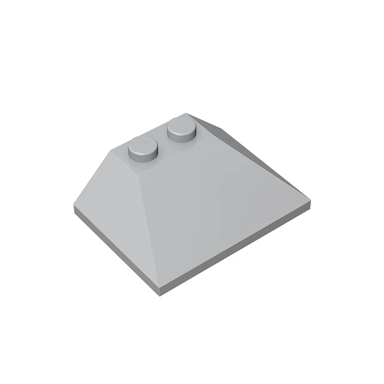 

10 шт., Детский конструктор MOC, угол наклона 4861, 45 °, 3x4, двойной/33 °