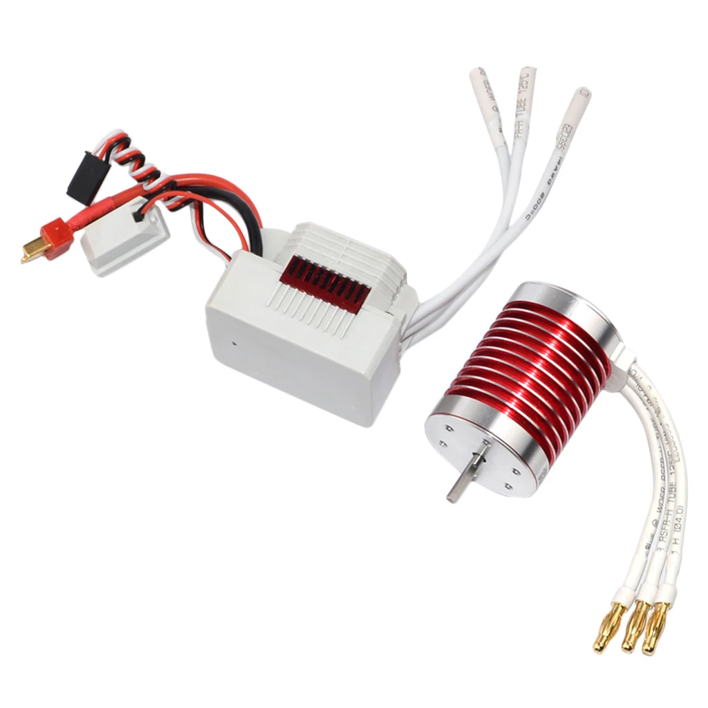 F540 4370KV водонепроницаемый бесщеточный двигатель и 45A ESC Combo для RC 1/10 гоночный