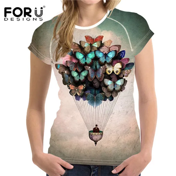 FORUDESIGNS/ дизайн, Сексуальная 3D фальшивая Футболка "грудь", рубашка для женщин, Harajuku, бюстгальтер, с полым рисунком, женская футболка, Забавные топы, футболка - Цвет: H9287BV