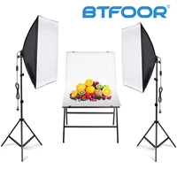 professional photography soft box softbox photo studio lighting photographic continuous light system with tripod bulb for shoot